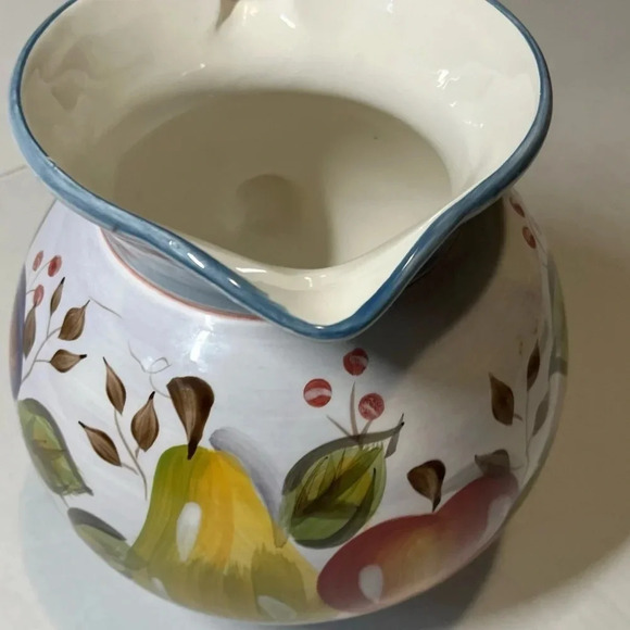 Vintage Black Forest Fruit dinnerware Heritage Mint Size 7 3/4H X 9 5/8 W X 7D - Picture 2 of 16